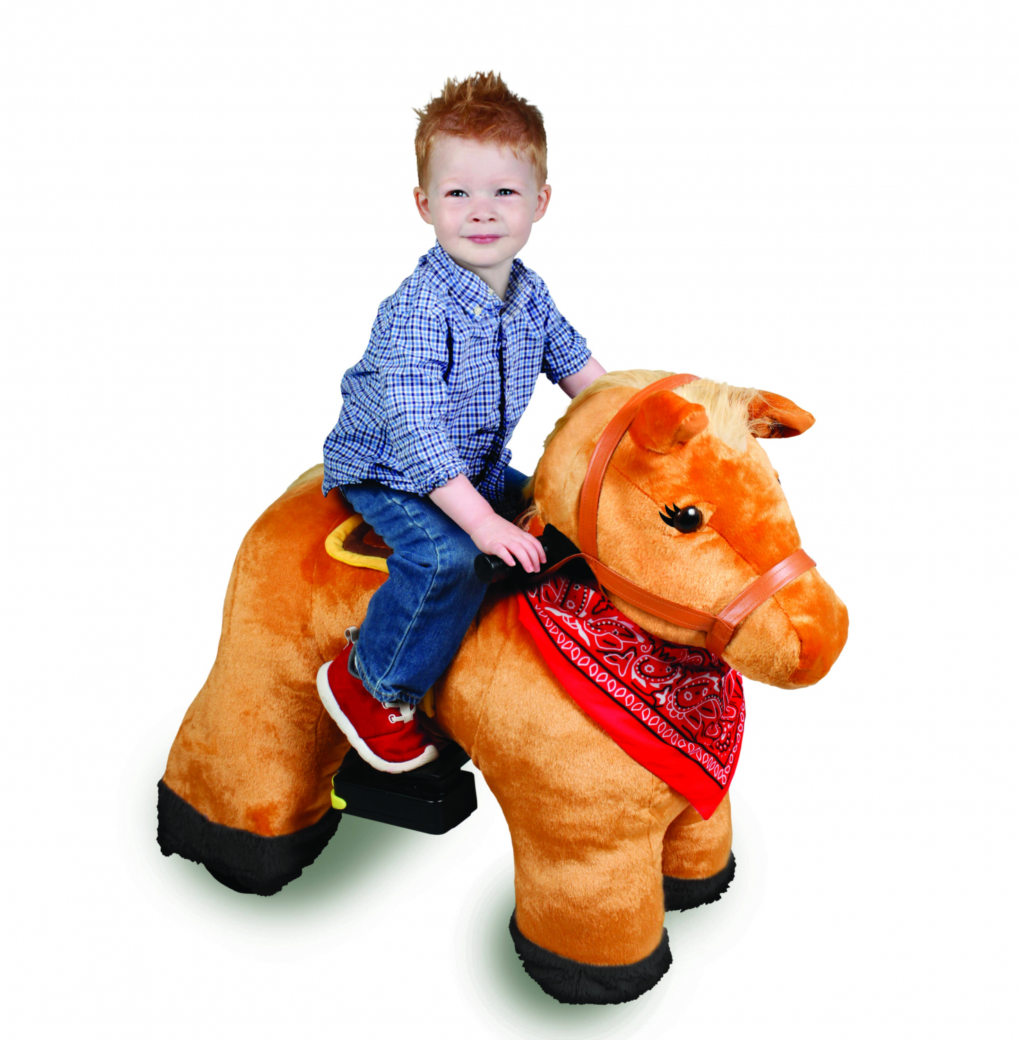 ride on horse and stable toy