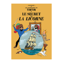 Tintin & Secret of the Unicorn official large size Tintin poster New