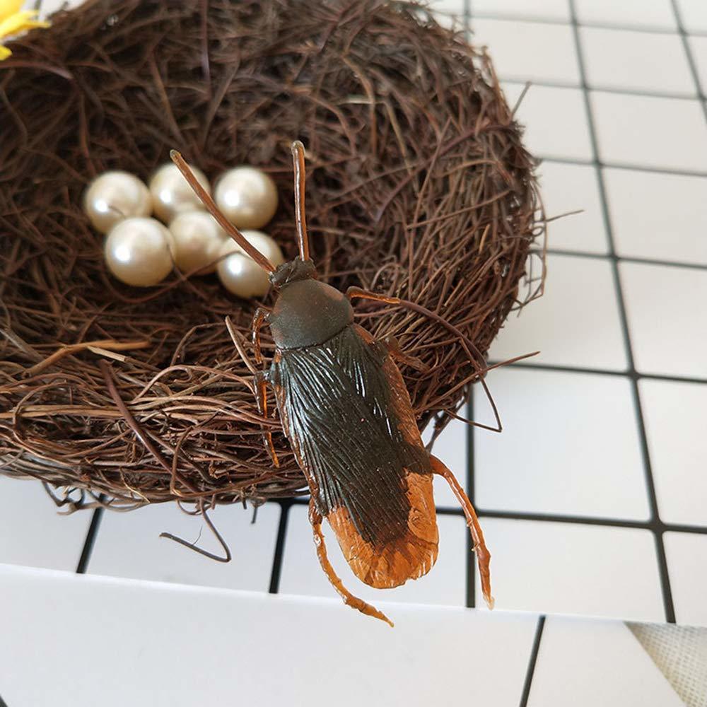 AOLAND Fake Bugs Plastic Realistic Bugs Prank Toys Decoration and Party