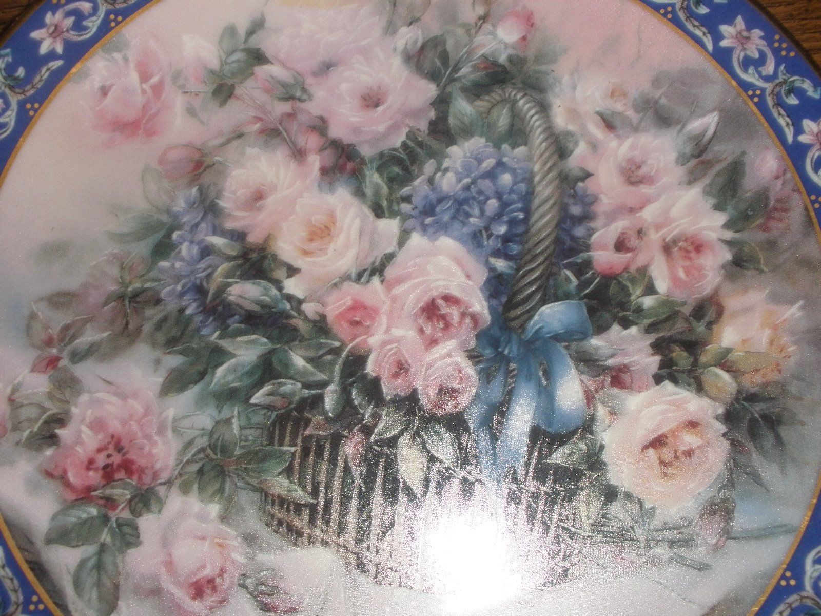 W L George Collector plates roses and pansys and 50 similar items