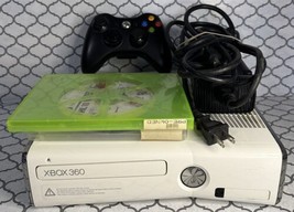 Microsoft Xbox 360 S Slim 4GB White Console Model 1439 W/ 1 Controller + 2 Games - $88.78