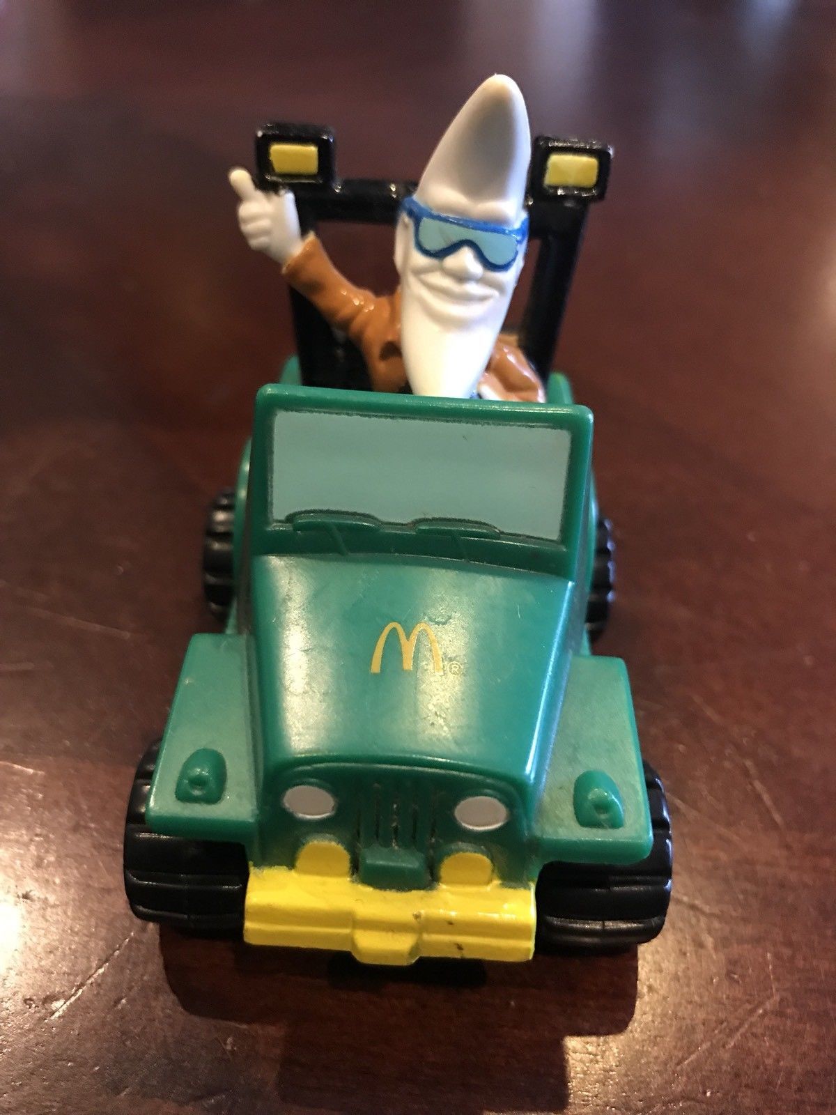 Moon Man NEW MIP VINTAGE 1988 McDonald's MAC TONIGHT #2 Toy In Red Sports Car 