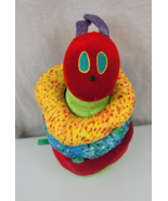 Eric Carle Hungry Caterpillar Stuffed Plush Baby Toy Ring Stacker Rattle - $19.79