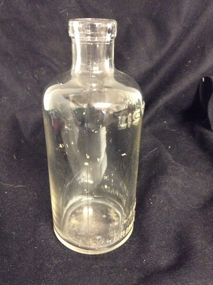 Antique Vintage Glass Listerine Bottle Lambert Pharmacal Company ...