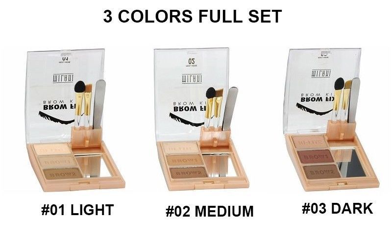 milani brow fix brow kit light