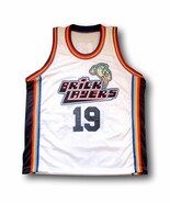 Aaliyah Custom BrickLayers Rock N' Jock Basketball Jam Jersey White Any Size - $34.99 - $39.99