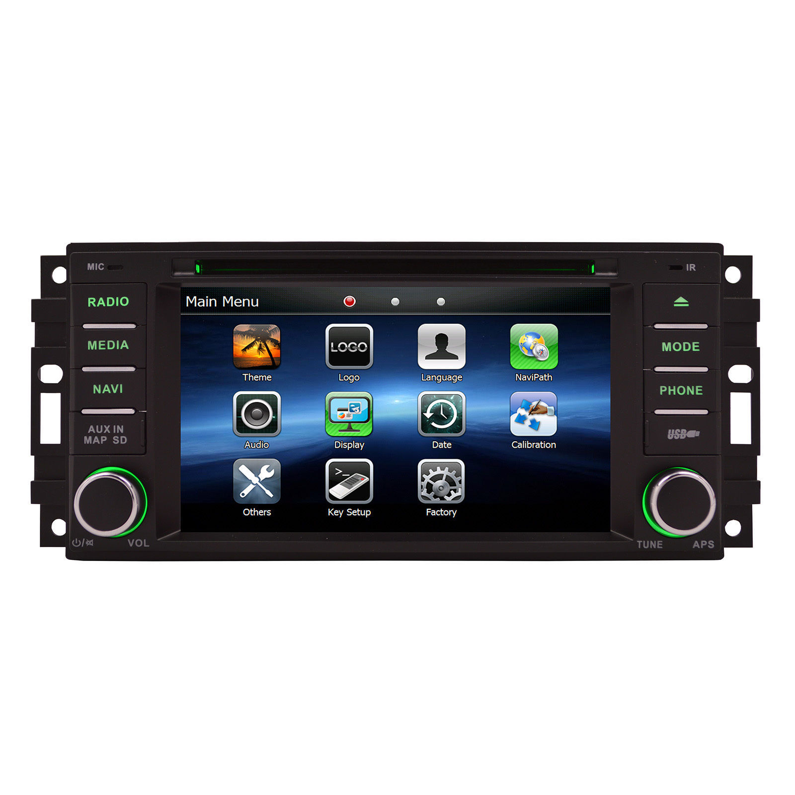 2008 2009 2010 Chrysler Sebring 6" GPS Navigation Stereo Radio w