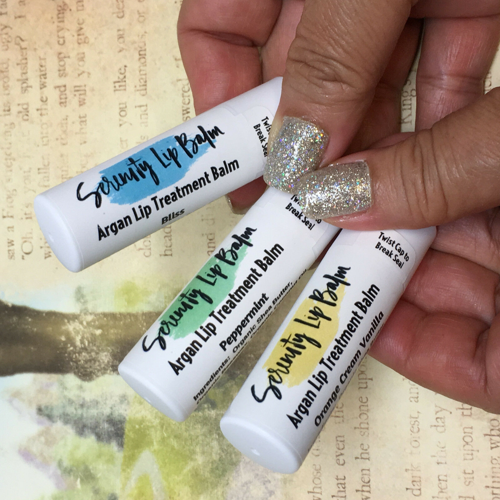 25 Large Lip Balm Tubes Empty DIY Chapstick Containers White 0.2 oz