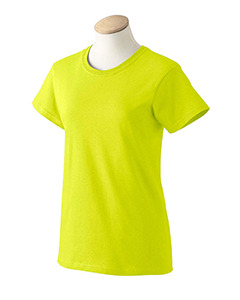 Safety green XS  G200L Gildan Women ultra cotton high vis T-shirt  G2000L