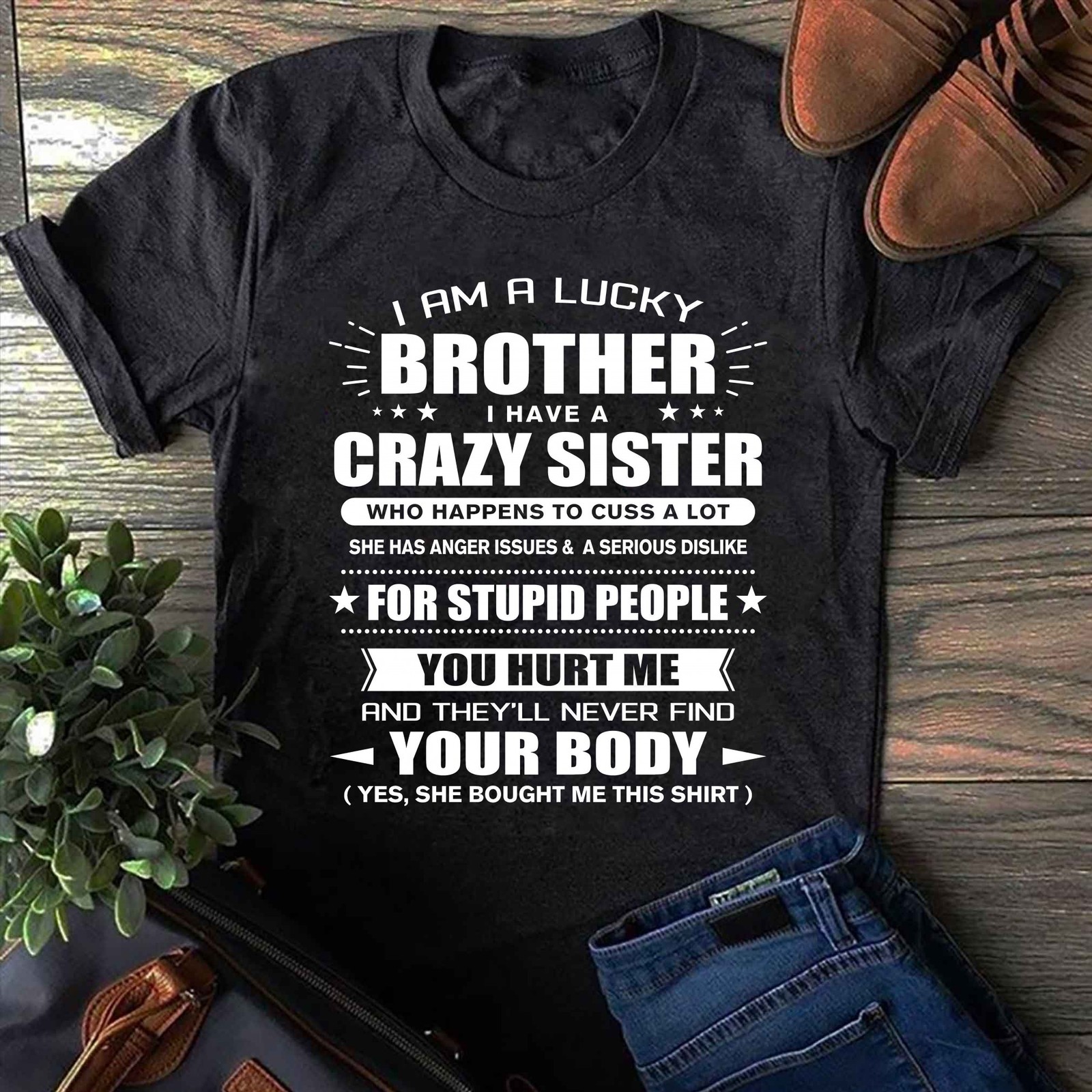 i am a lucky brother shirt