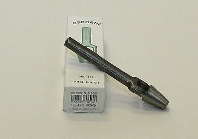 C.S.Osborne 11//16 Arch Punch with Fully Tempered Cutting Edge