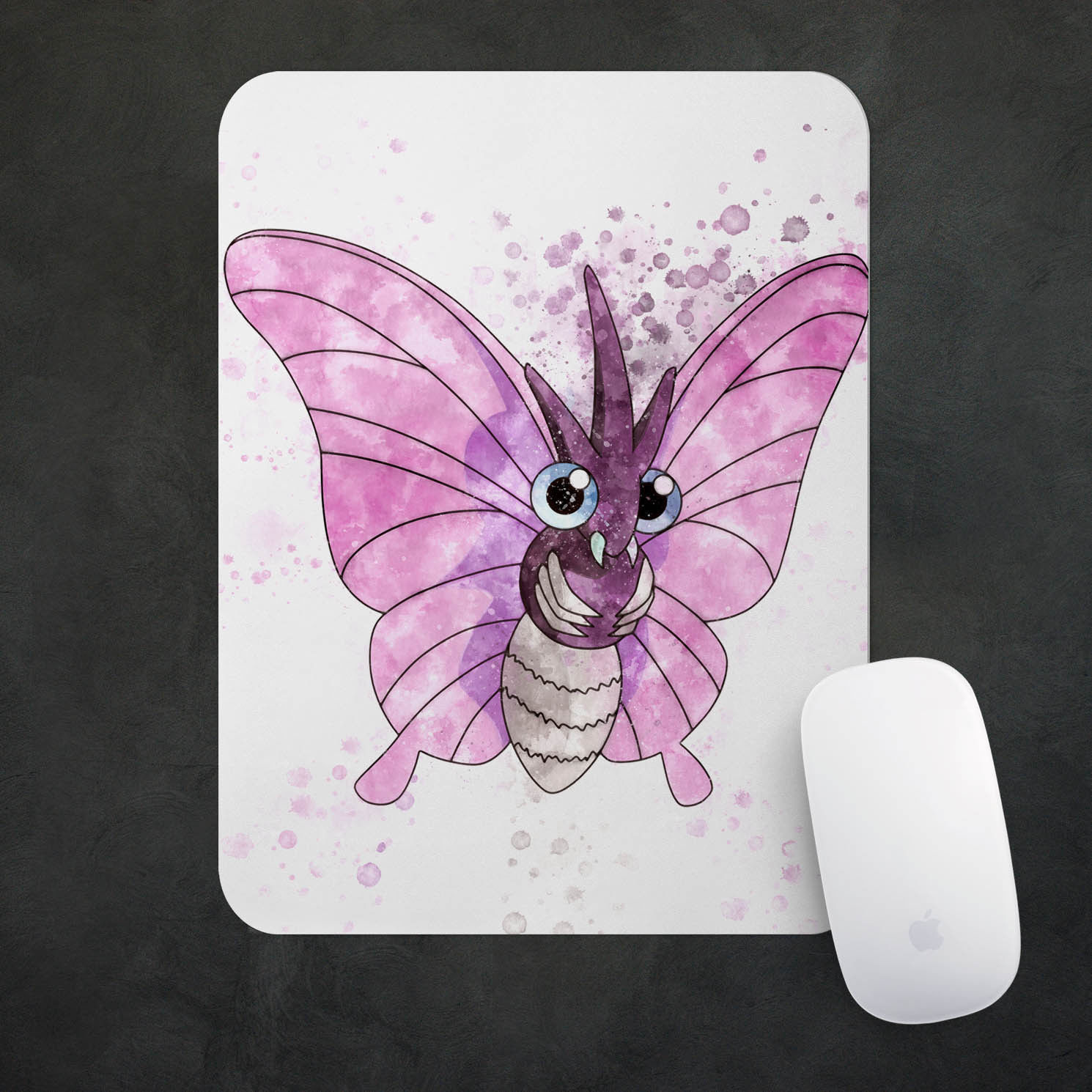 Venomoth Pokemon Mouse Pad Anime Gaming Mousepad TOP Quality BIG SIZE