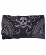 Girls Skull and Diamonds Wallet Faux Leather Wallets Purses Womans Fashi... - £21.26 GBP