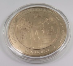 Jan. 16, 1883 Government Civil Service Based On Merit Franklin Mint Bron... - $12.16