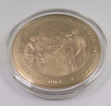 1964 Equal Representation Means &quot;One Man, One Vote&quot; Franklin Mint Bronze... - $12.16