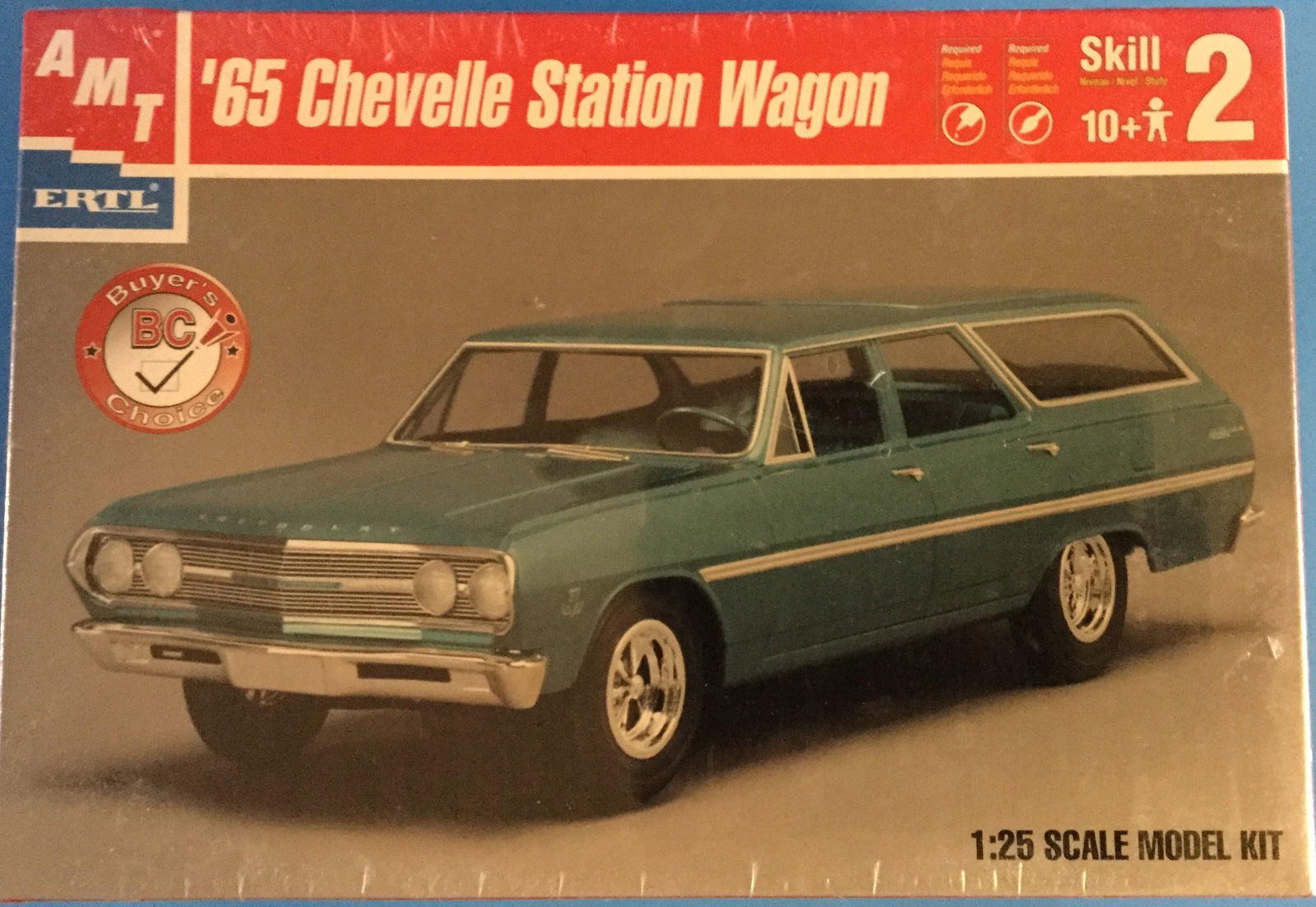AMT '65 Chevelle Station Wagon 125 Model Kit NIP Classic