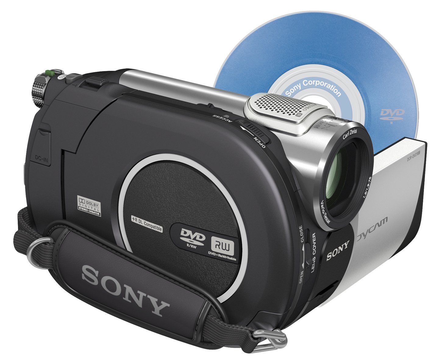 Sony DCR-DVD108 DVD Handycam Camcorder with 40x Optical Zoom with Case ...