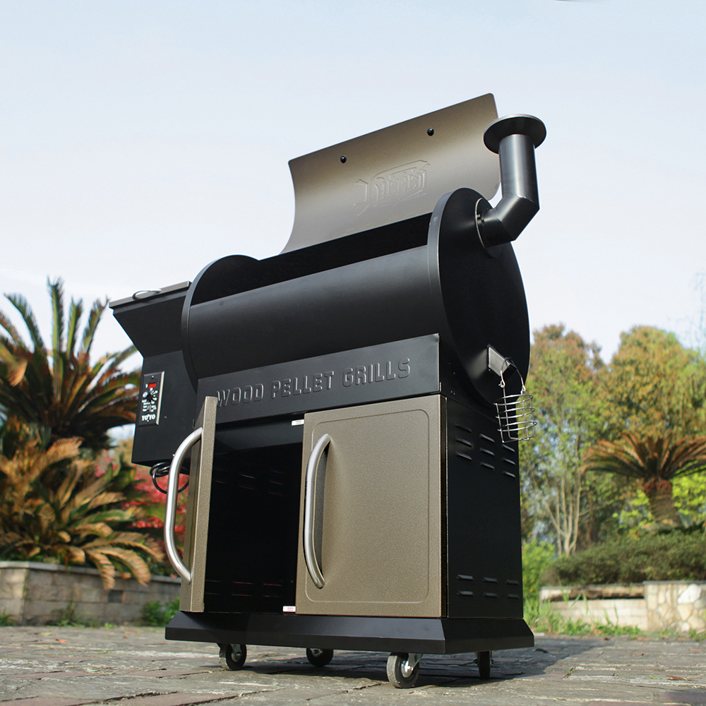 684sq. in Wood Pellet Smoker bbq Grill and Electric Pellet ...