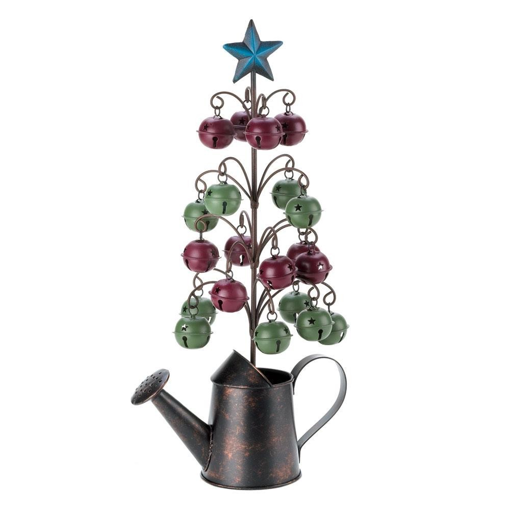 watering can jingle bell tree artificial christmas trees watering can jingle bell tree artificial christmas trees