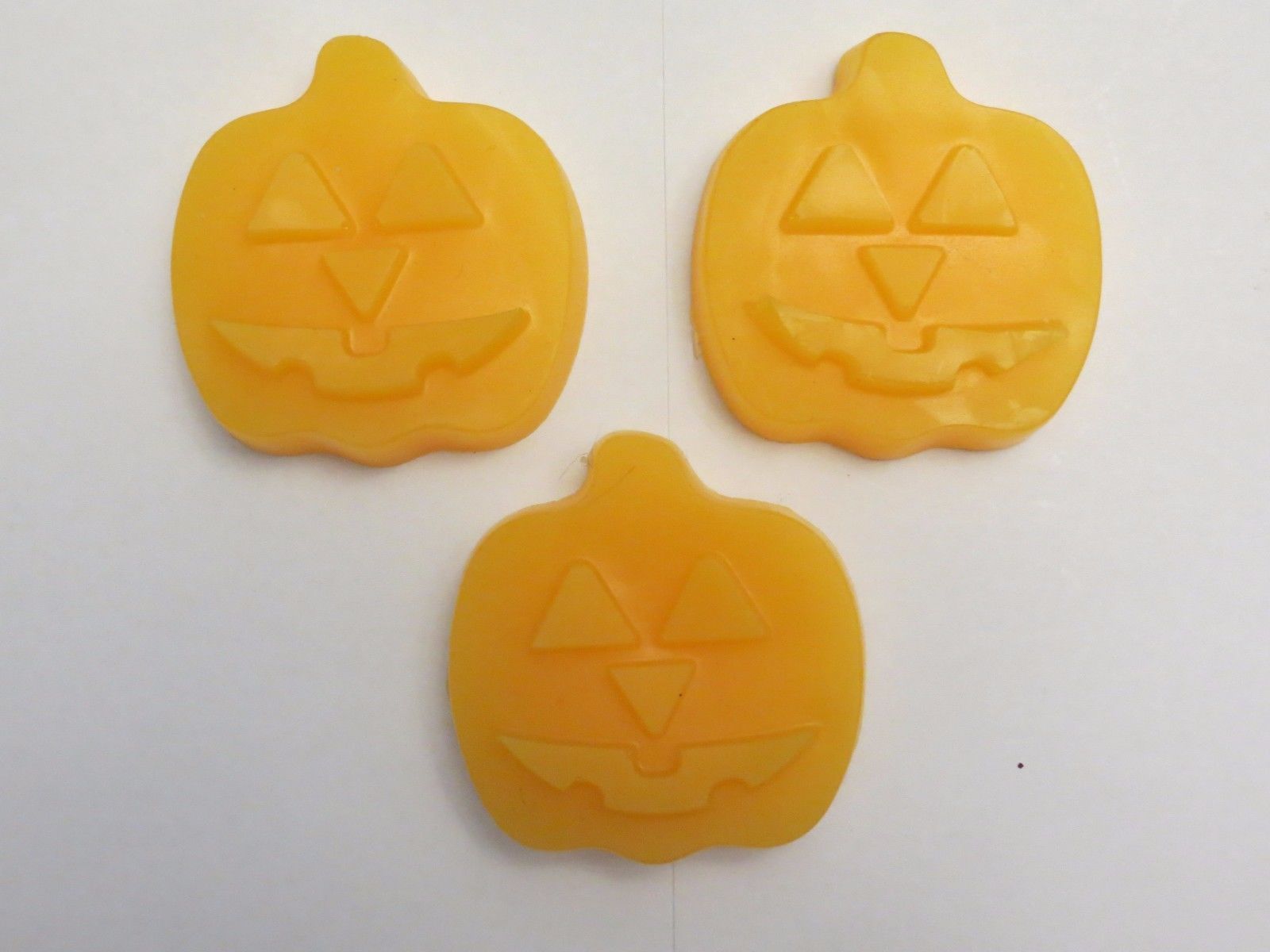 Halloween pumkin Soap Bars 3 pack Dark Temptation Scent Bar Soaps