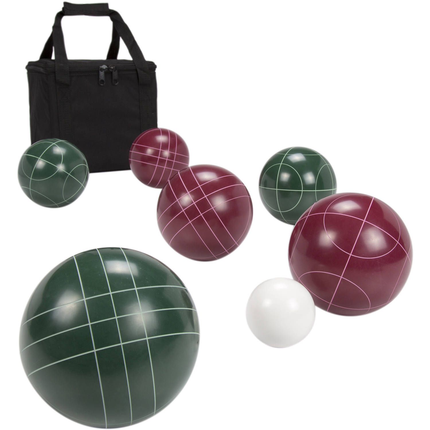Bocce Set Game Sport Equipment Bowl Balls Bag 9 Piece Outdoor Fun Lawn