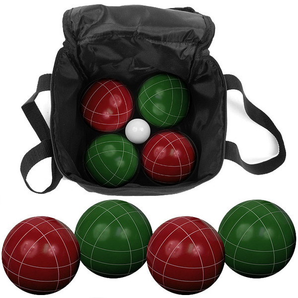 Bocce Set Game Sport Equipment Bowl Balls Bag 9 Piece Outdoor Fun Lawn