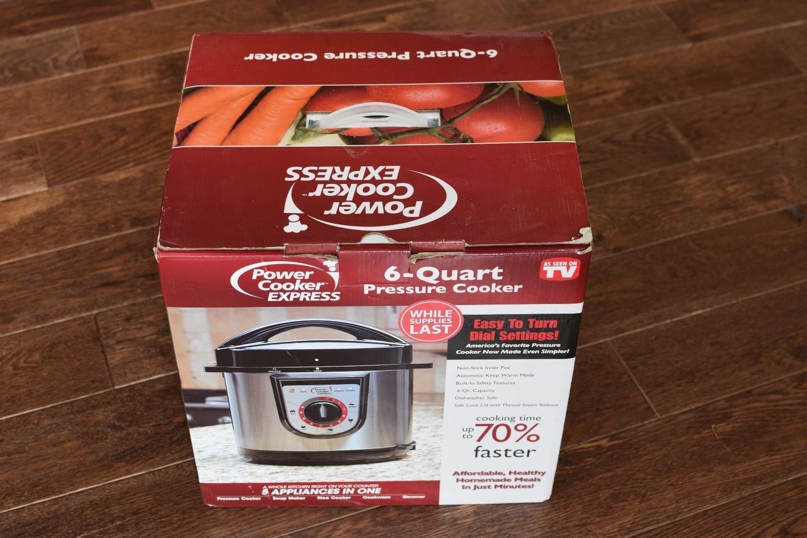 Power Cooker Express 6 Quart Multi Cooker Digital Pressure Cooker 5 in