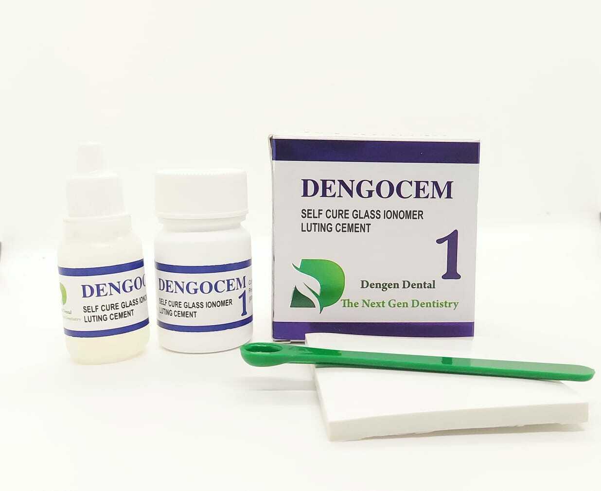 Permanent Dental cement for fixing loose caps/crowns/bridges Full Kit