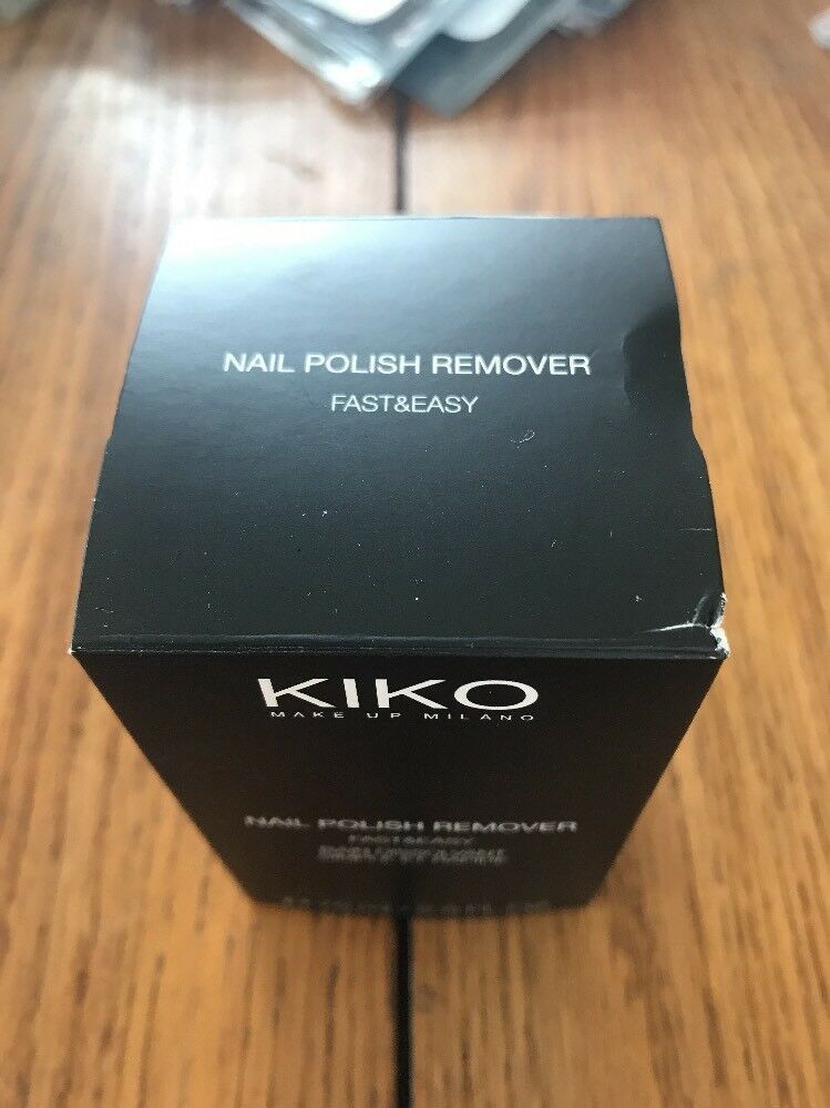Kiko Milano - Kiko make up milano nail polish remover fast & easy 75ml /2.5 oz  ships n 24h