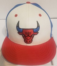 Chicago Bulls Hat Cap Red/White/Blue 9FIFTY New Era Snapback Retro Style... - $15.17