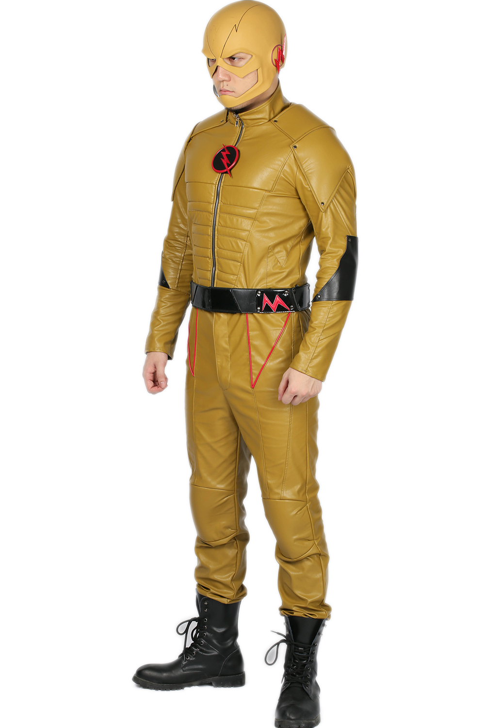 XCOSER The Flash Reverse-Flash Costume Outfit COSplay Hero Uniform ...