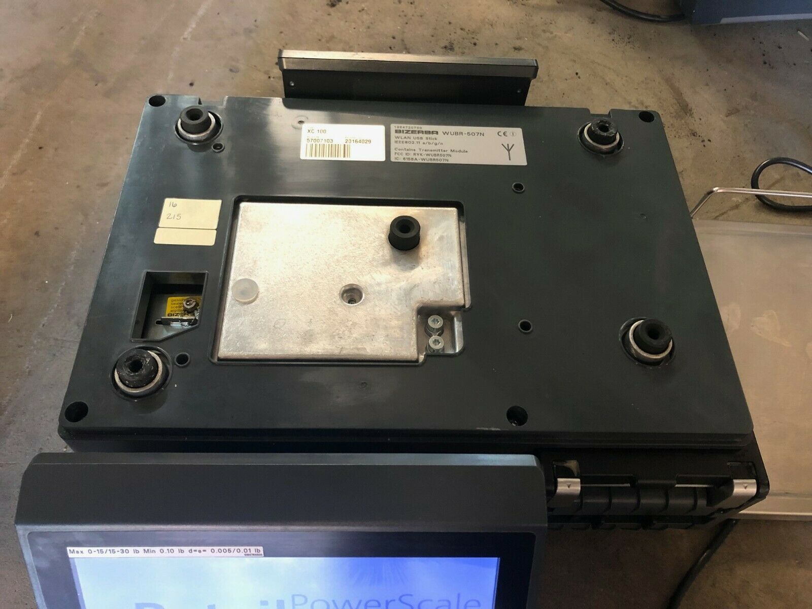 2016 Bizerba XC 100 Commercial 30lb Scale Food Label Printer 3In1 PC