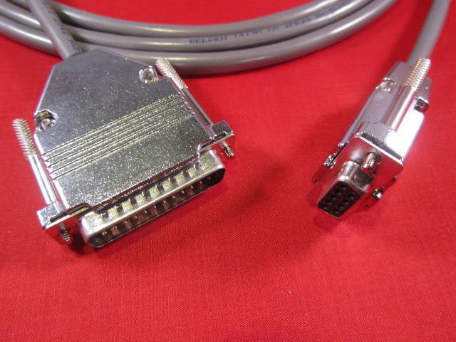 4 ft Fanuc RS232 Serial Cable DB9F to DB25M CNC DNC for PC and Laptop Kit.