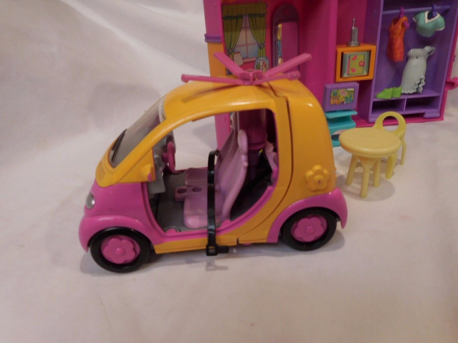 polly pocket helicopter car