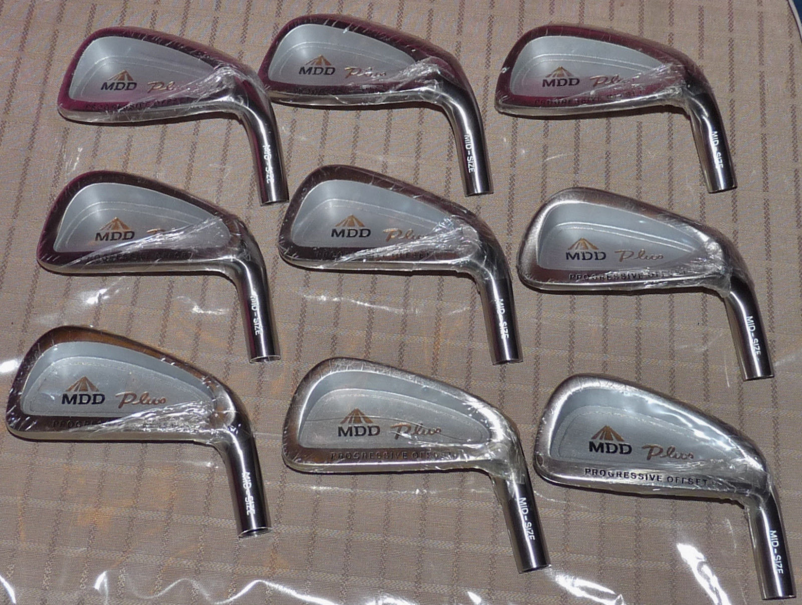 MDD Plus Midsize Progressive Offset Golf Irons Heads Only 3SW Heads