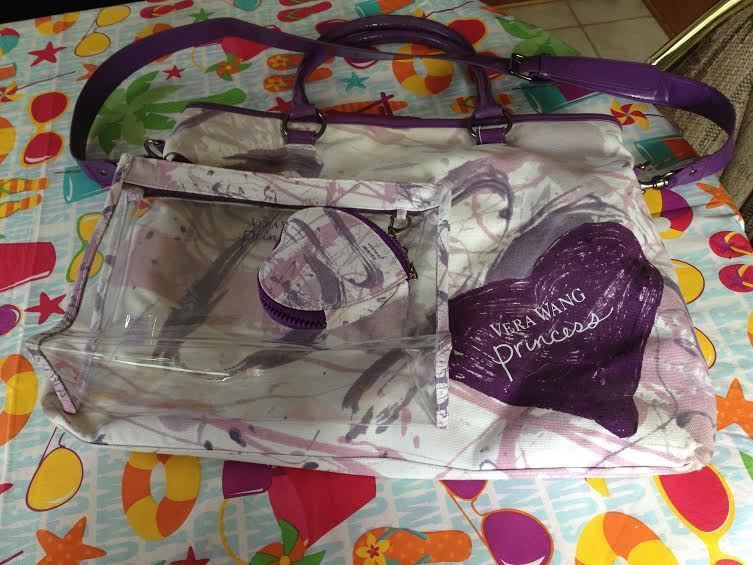 Vera Wang Princess Purple Hearts Tote Bag And 11 Similar Items