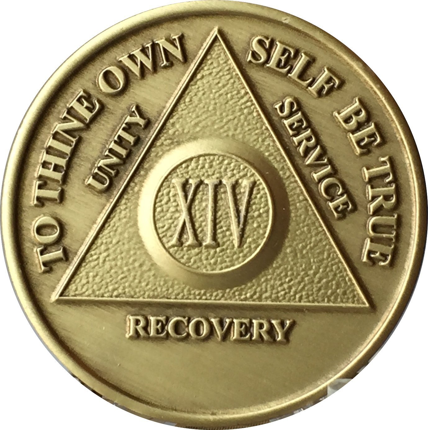 AA Anniversary Medallion Any Year 1-65 Chip Bronze Raised Center - Toys ...