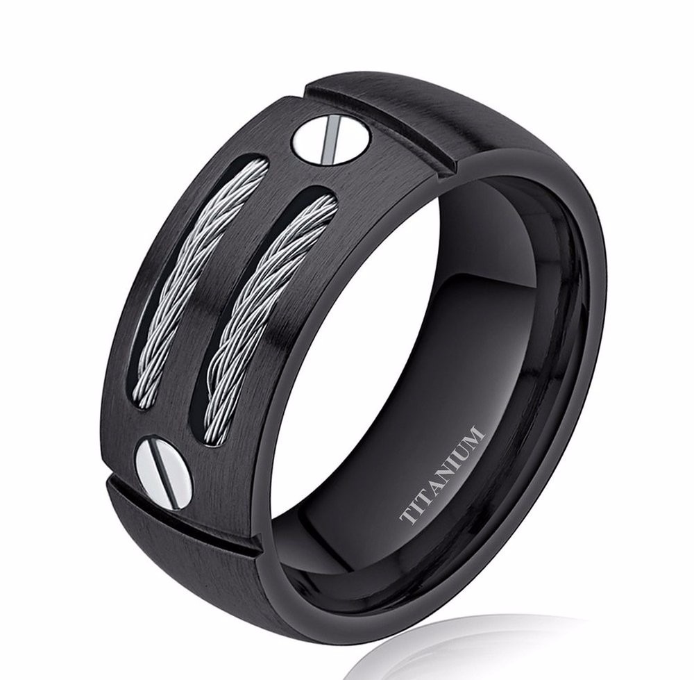 Titanium Ring TR663Sd 