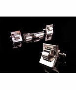 Rare Vintage spinning Cufflinks - mechanical metal rollers - Automobile ... - $195.00
