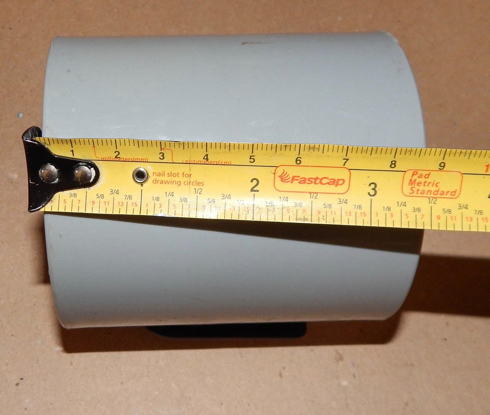 Cantex 2 1/2" Coupling Slip Joint PVC Fittings Electrical Gray Conduit