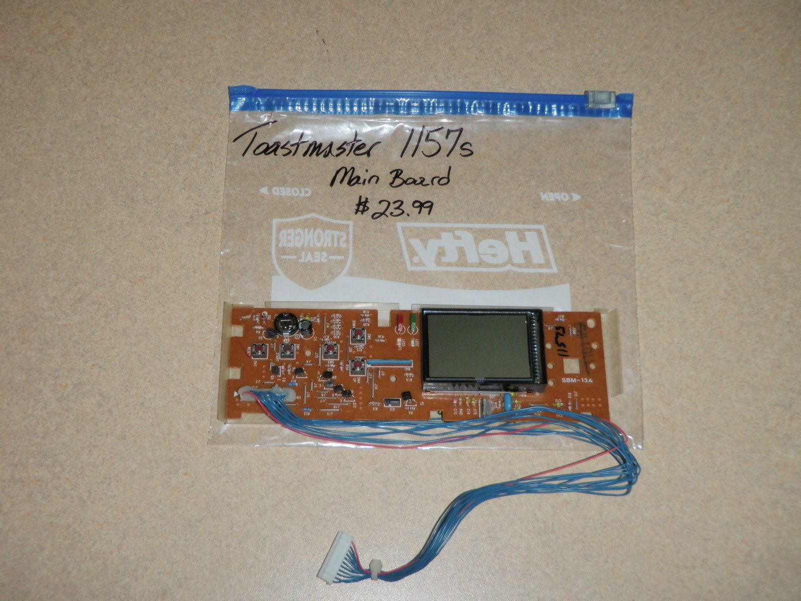 Toastmaster Bread Maker Machine Main Board Model 1157s Bread Machines