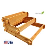 Timberlane Gardens Raised Bed Kit 3 Tiered (1x3 2x3 3x3) Western Red Ced... - $100.00