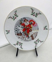 Royal Doulton - Christmas 1982 Collector plate - gold trim - 6th in Series - NIB - $7.92
