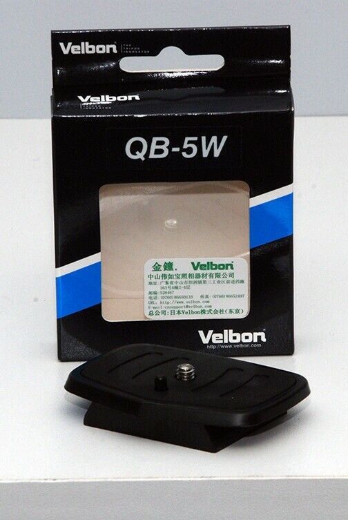 Original Velbon Quick release plate QB5W for Velbon DF60 or CX660