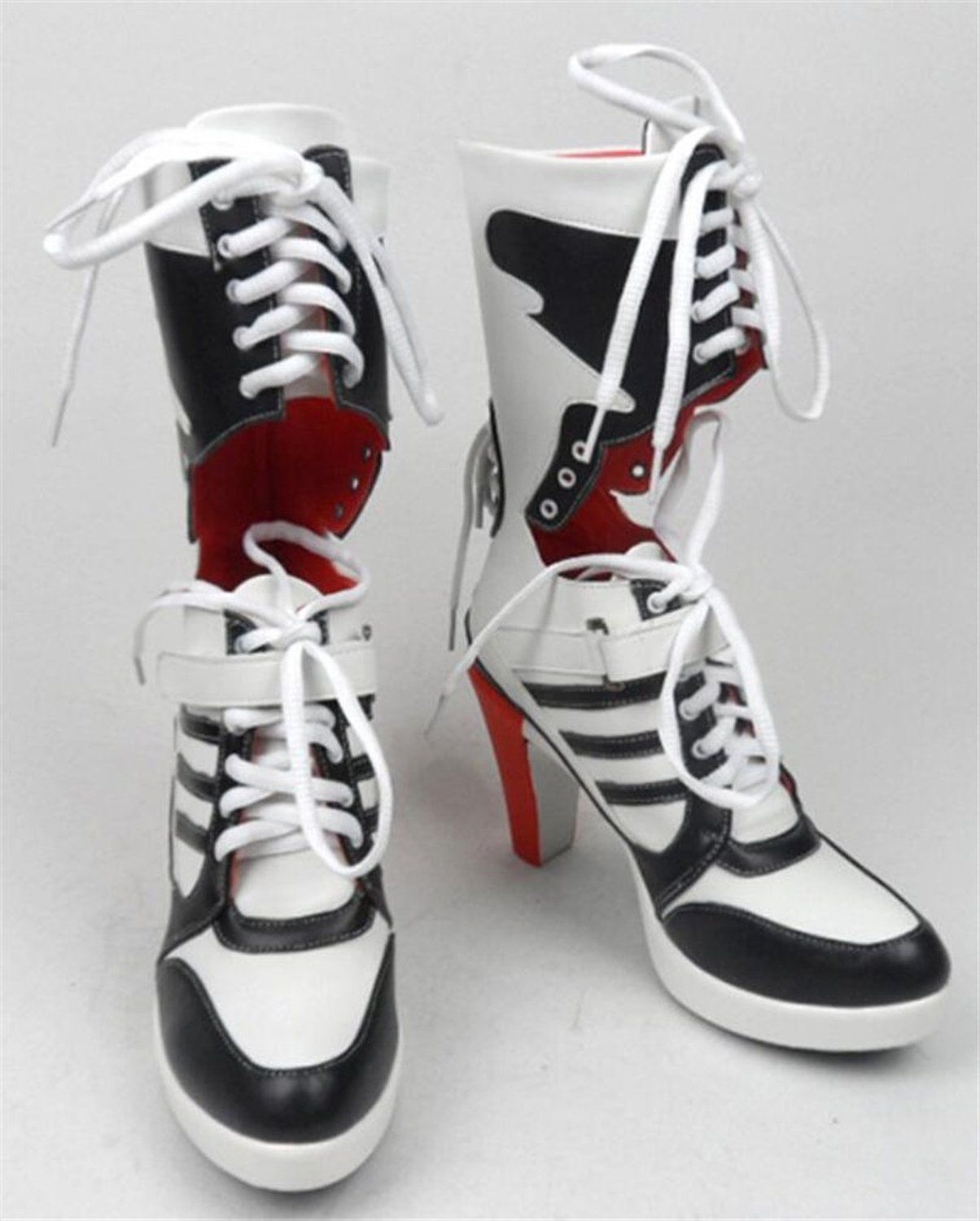 harley quinn high heel boots