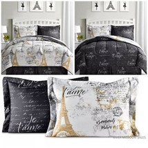 Bonjour Paris Reversible 8 Piece Bed In A Bag Bedding Set Comforter Sets... - $64.33+