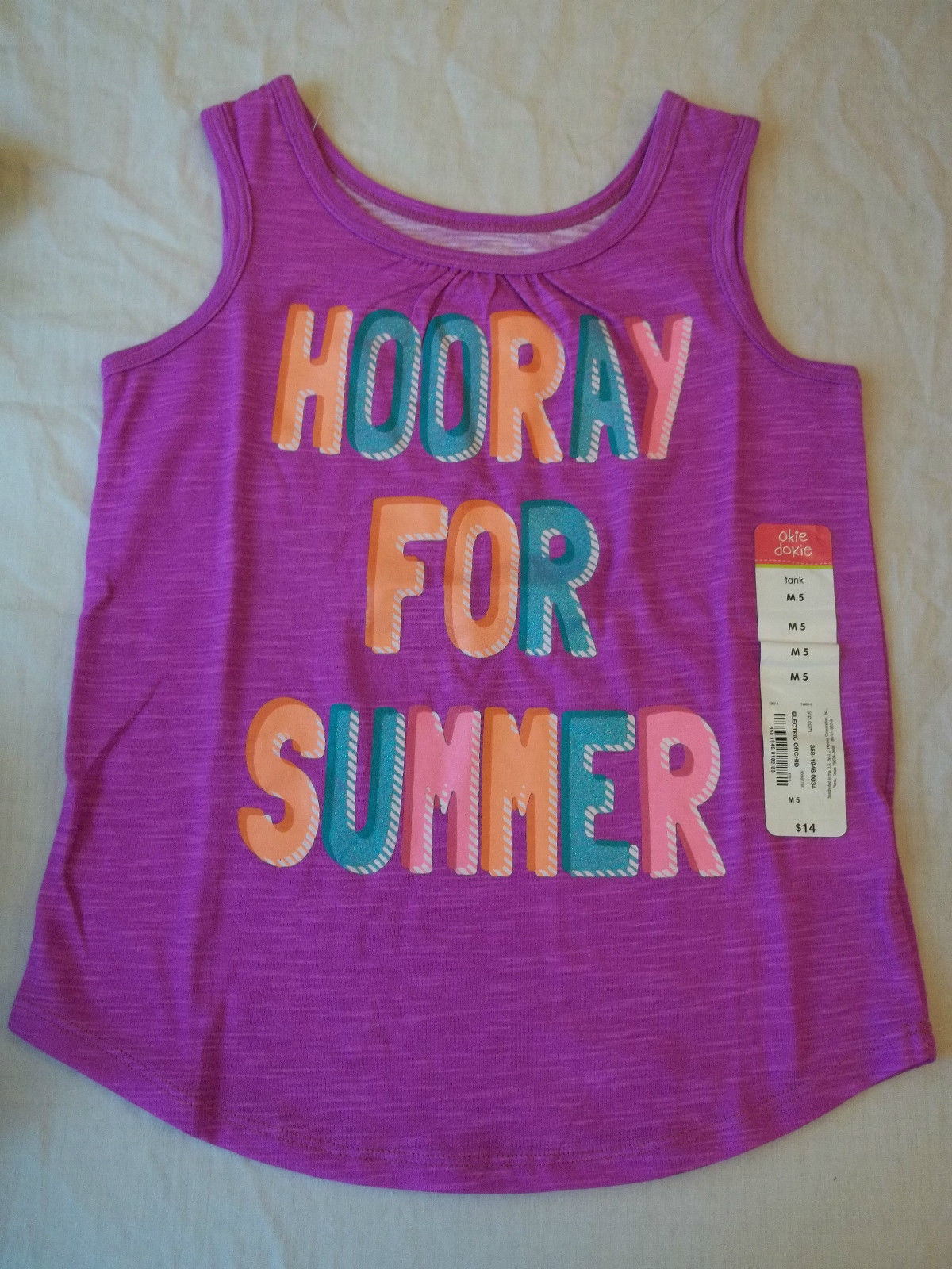 Pink Tropical FLOWERS French Terry Top~Girl/'s Size 10-12 ~NEW w//tags