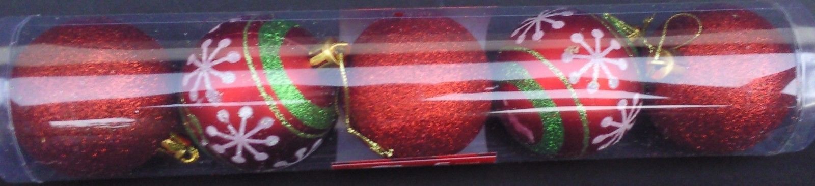 Theme /& Color Christmas Ornaments Glitter Classic Theme Icons 5 Ct//Pk SELECT