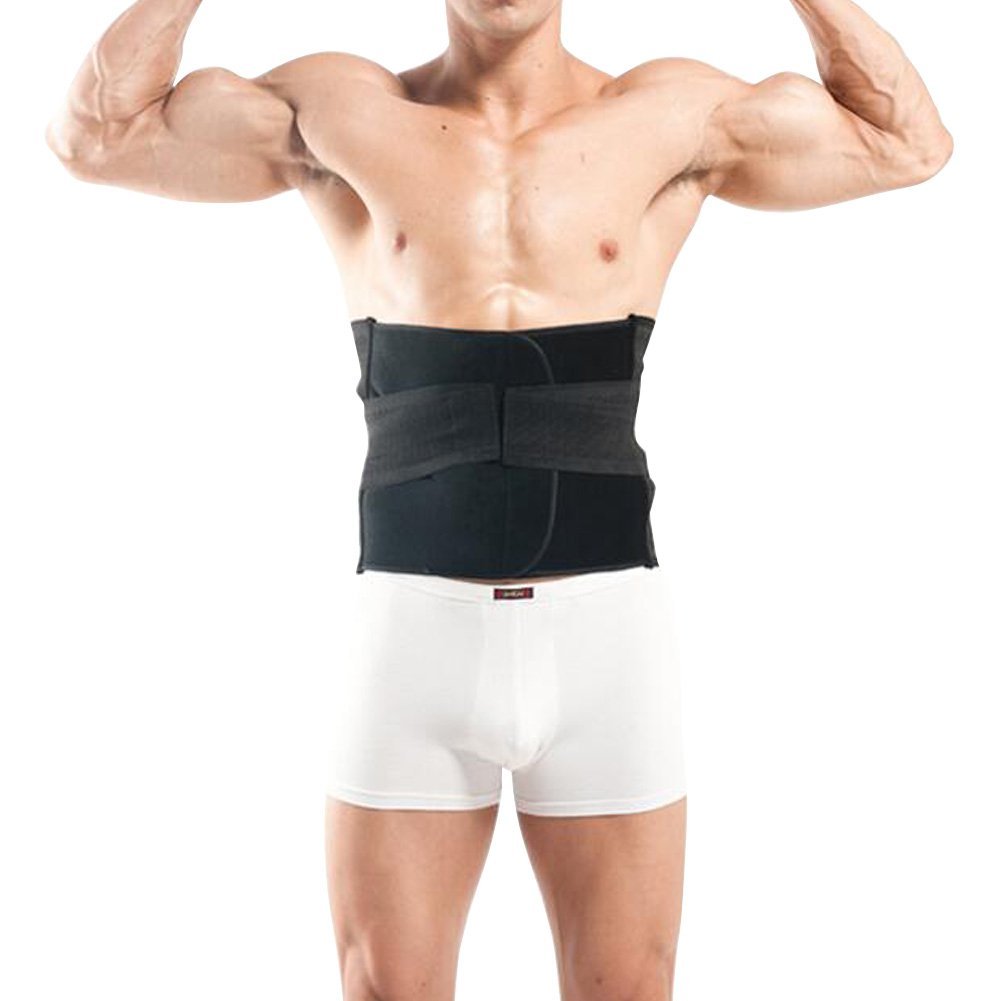 E Support Men's Firm Compression Waist Cincher Adjustable Waist Trimmer