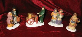 4 Dept 56 Dickens Heritage Village Accessories Figurine - $11.95